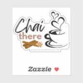Chai Black Tea Pun - Chai Daar Sticker (Vel)