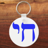 CHAI blauw Sleutelhanger (Voorkant)