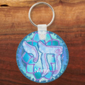 Chai Blue Sleutelhanger (Voorkant)