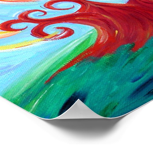 Chai Burning Struik Poster (Hoek)