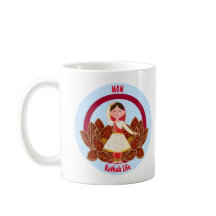 Chai & Coffee Mok met Schattigee Kathak Dancer