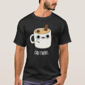 Chai Daar Funny Chai Tea Pun Dark BG T-shirt (Voorkant)