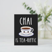 Chai is Tea-Riffic Briefkaart (Staand voorkant)