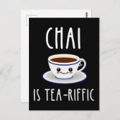 Chai is Tea-Riffic Briefkaart (Voorkant / Achterkant)
