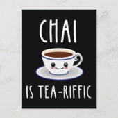 Chai is Tea-Riffic Briefkaart (Voorkant)
