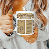 Chai-kruidenrecept Rustic Pantry-label Koffiemok