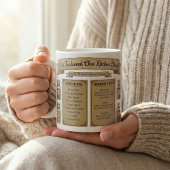 Chai-kruidenrecept Rustic Pantry-label Koffiemok