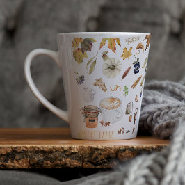 Chai Latte Liefhebber | Monogram Chai Spice Latte Mok