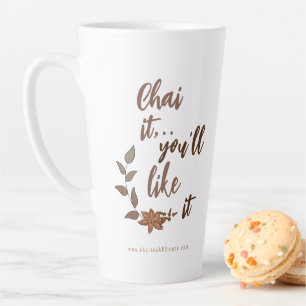 Chai Latte Pun Koffiewinkel Merch Mok