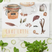 Chai Latte Recipe | Thanksgiving Friendsgiving Theedoek (Gevouwen)