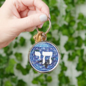 Chai Medaillon Sleutelhanger (Hand)