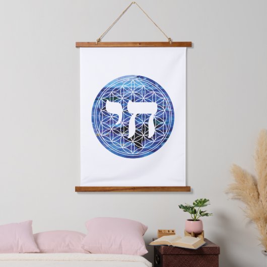 Chai Medallion Hangend Wandkleed (Slaapkamer)