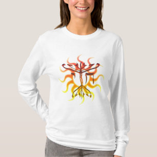 Chai Menorah Sun Women's Shirten T-shirt