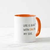 Chai mok, Mok voor chai, Funny chai mok, Grappige  (Voorkant rechts)