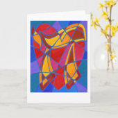 Chai Mosaic IV Kaart (Gele Bloem)