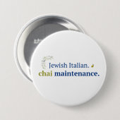 Chai Onderhoud knop Ronde Button 7,6 Cm (Voorkant /achterkant)
