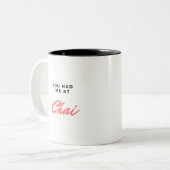 Chai-producten Tweekleurige Koffiemok (Voorkant links)