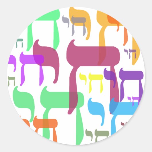 Chai Ronde Sticker (Voorkant)