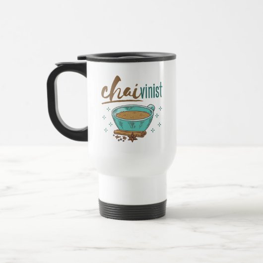 Chai Thee Liefhebber "Chaivinist" Reisbeker (Links)