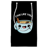 Chai zoals jij Funny Tea Pun Dark BG Klein Cadeauzakje (Voorkant)