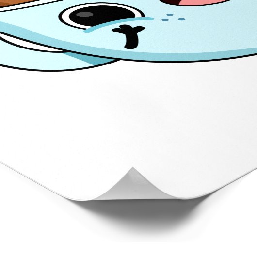 Chai zoals jij Funny Tea Pun Poster (Hoek)