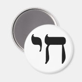 CHAI zwart Magneet (Voorkant / Achterkant)