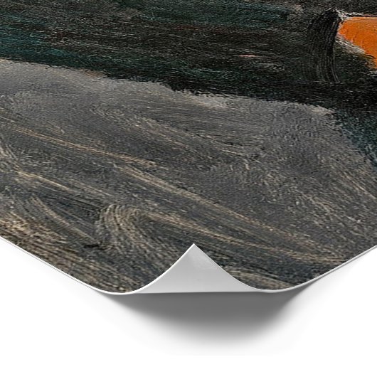 Chaim Soutine, 1917 (olie op canvas) Poster (Hoek)