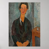 Chaim Soutine, 1917 (olie op canvas) Poster (Voorkant)