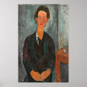 Chaim Soutine - Amedeo Modigliani Fine Art Poster (Voorkant)