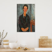 Chaim Soutine - Amedeo Modigliani Fine Art Poster (Keuken)