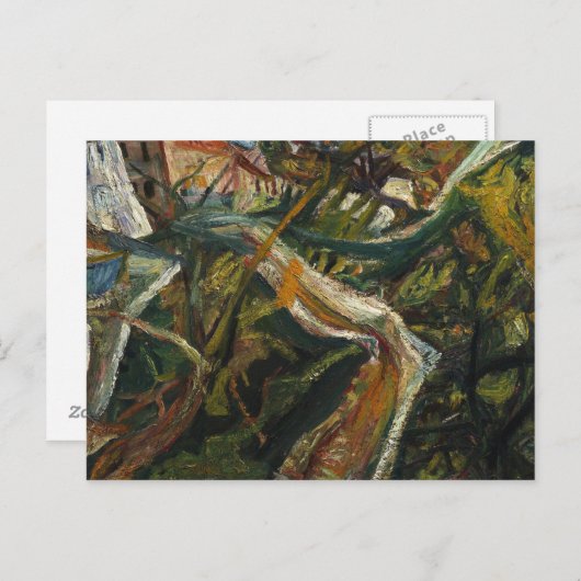 Chaim Soutine - Chemin de la Fontaine Briefkaart (Voorkant / Achterkant)