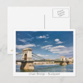 Chain Bridge - Boedapest Briefkaart (Voorkant / Achterkant)