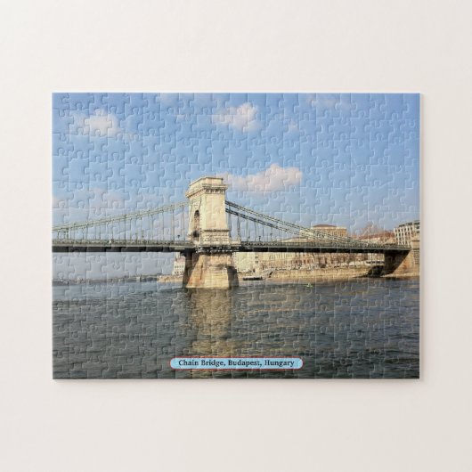 Chain Bridge, Boedapest, Hongarije Legpuzzel (Horizontaal)