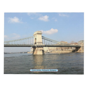 Chain Bridge, Boedapest, Hongarije Notitieblok