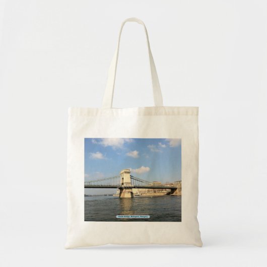 Chain Bridge, Boedapest, Hongarije Tote Bag (Voorkant)
