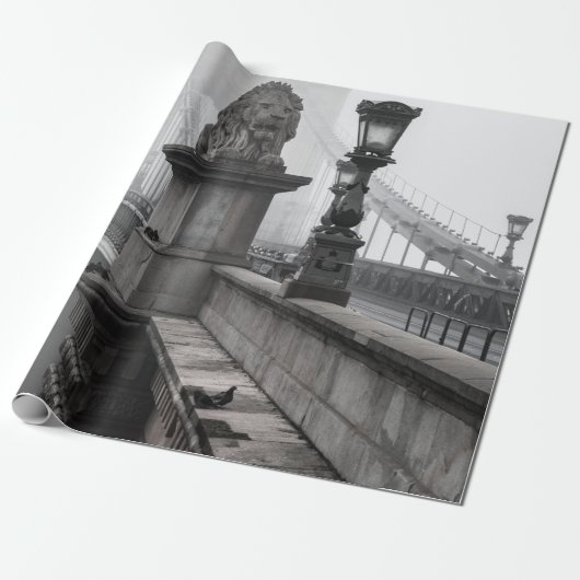 CHAIN BRIDGE, BUDAPEST CADEAUPAPIER (Uitgerold)