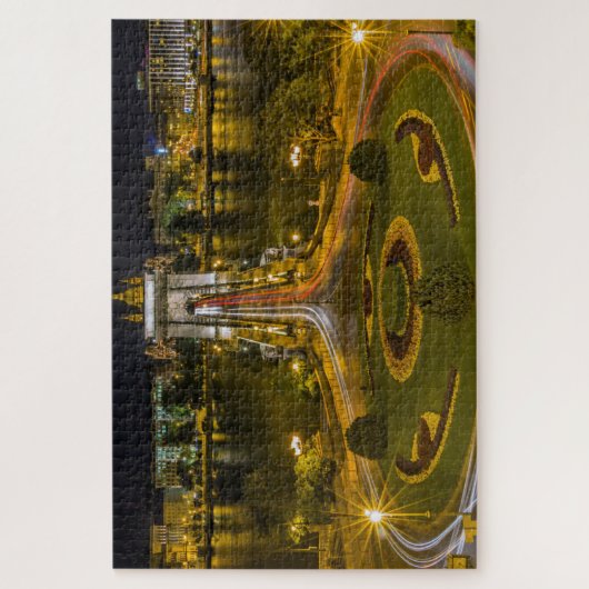 Chain Bridge Budapest Legpuzzel (Verticaal)