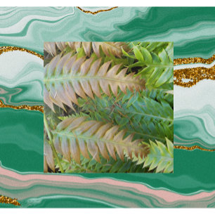 Chain Fern Fronds Floral Tegeltje