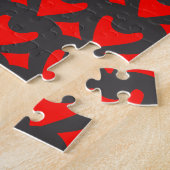Chain Heart Jigzaag Puzzle Legpuzzel (Zijkant)