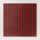 Chain Heart Jigzaag Puzzle Legpuzzel (Horizontaal)