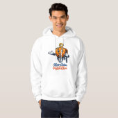 Chain Hoist Mascot Keep Calm Pull Chain Hoodie (Voorkant volledig)