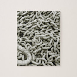 Chain Link Jigzaag Legpuzzel