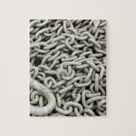 Chain Link Jigzaag Legpuzzel