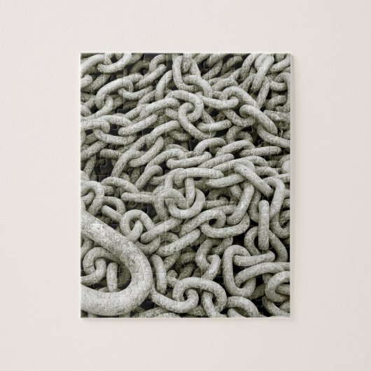 Chain Link Jigzaag Legpuzzel (Verticaal)