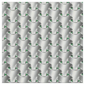 Chain Mail on Green Stof (Close Up)