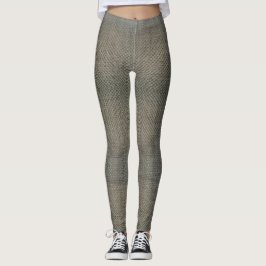 CHAIN MAIL TEXTURE LEGGINGS