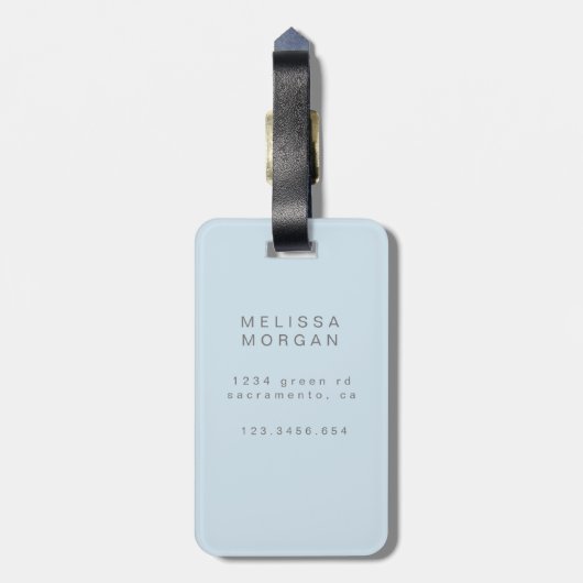 Chain Pattern ⎢ Monogram Bagagelabel (Achterkant verticaal)