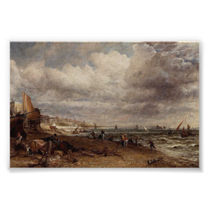 Chain Pier in Brighton door John Constable Foto Afdruk