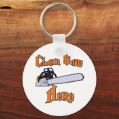 Chain Saw Hero Chainzaag Sleutelhanger (Voorkant)