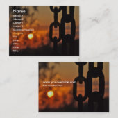 Chain Sunset Big Visitekaartje (Voorkant / Achterkant)